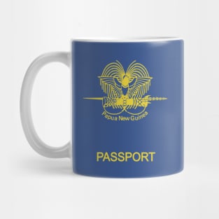 Papua New Guinea passport Mug